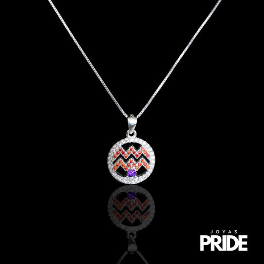 Collar Intense Vibes 50cm Plata Italiana 925