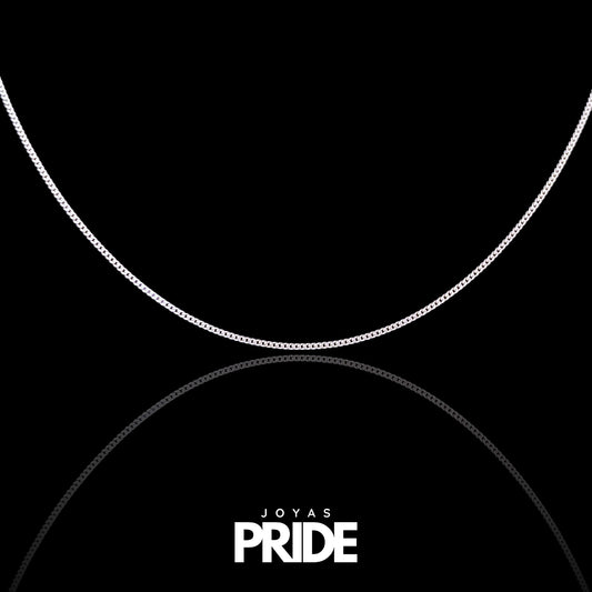 Cadena Grumet 50cm Plata Italiana 925