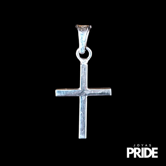 Colgante Cruz Plata Italiana 980