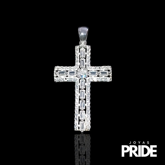 Colgante Cruz Lucentia Plata Italiana 925