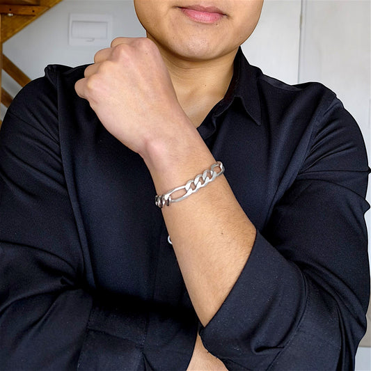Pulsera Cartier 12mm Ancho Plata Italiana 925