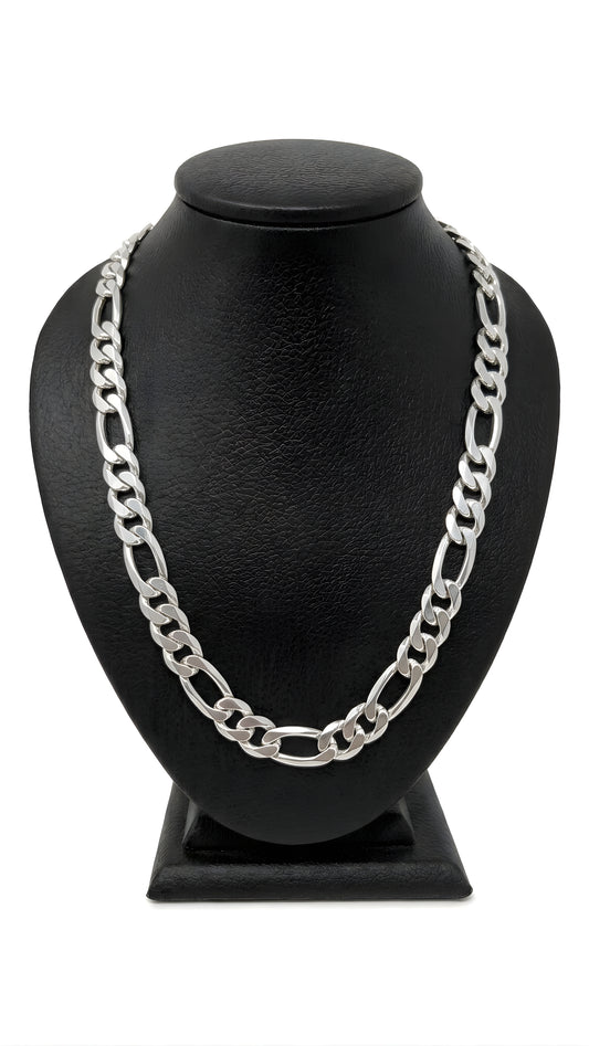 Cadena Cartier 2cm Ancho - 60cm Plata Italiana 925