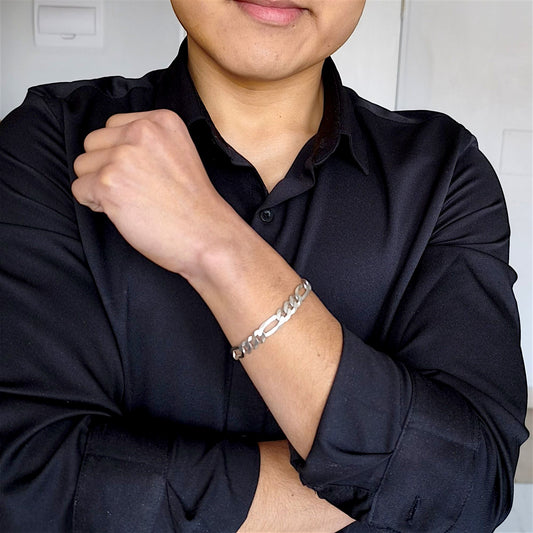 Pulsera Cartier 9mm Ancho Plata Italiana 925