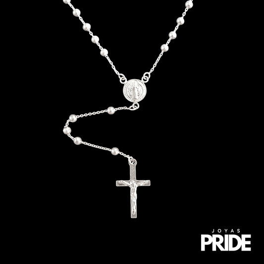 Cadena Rosario 2 Plata Italiana 925