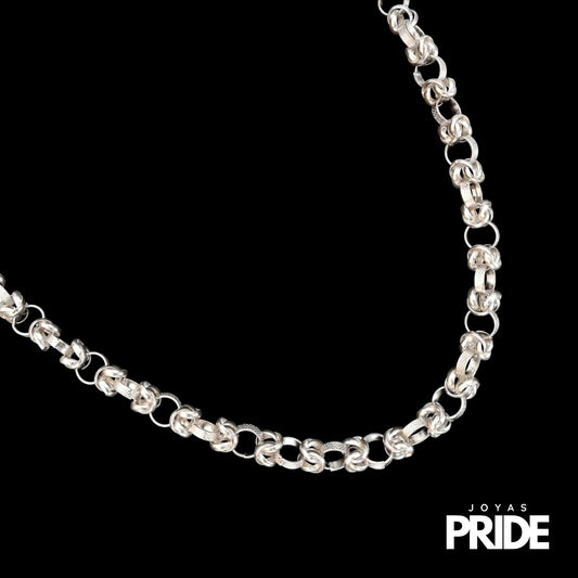 Cadena Camino Del Inca 50cm Plata Italiana 925