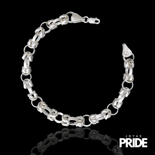 Pulsera Camino Del Inca Plata Italiana 925